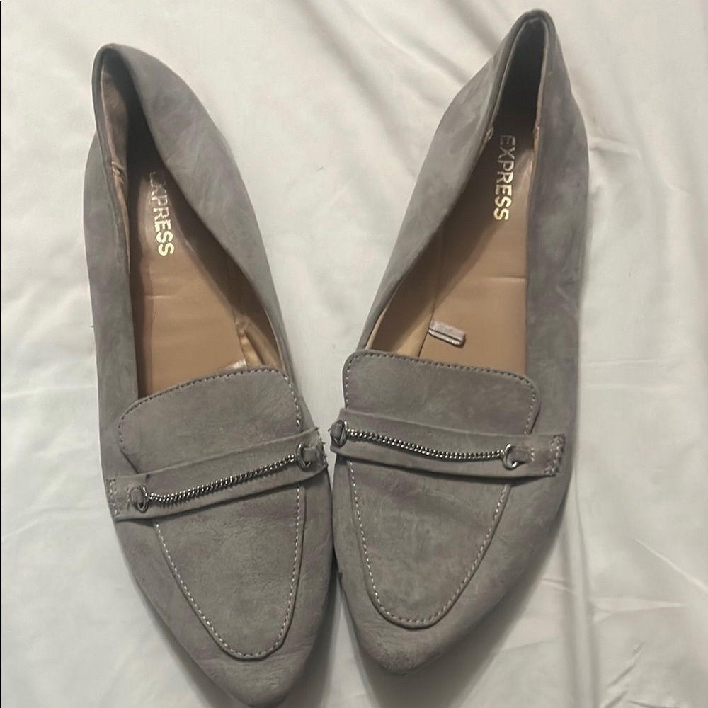 Express Gray Women's Loafers